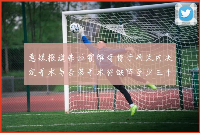 意媒报道弗拉霍维奇将于两天内决定手术与否若手术将缺阵至少三个月