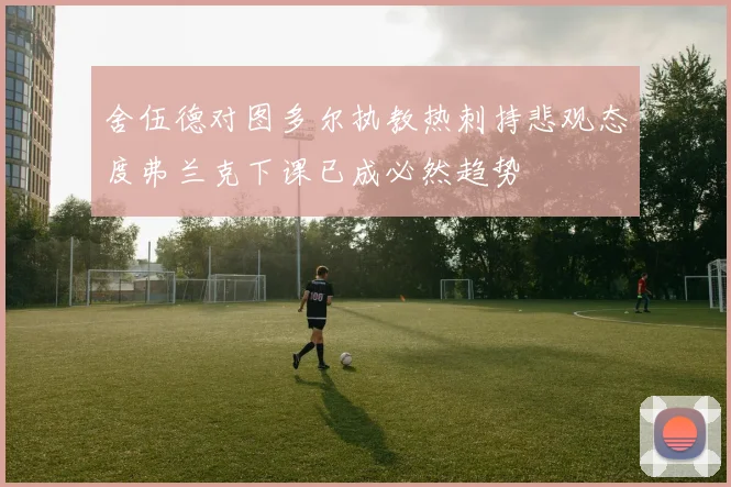 舍伍德对图多尔执教热刺持悲观态度弗兰克下课已成必然趋势